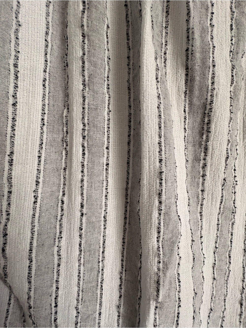 Striped High-Neck Sleeveless Top w/ Back Neck Tie - Women’s Large - Picture 5 of 6